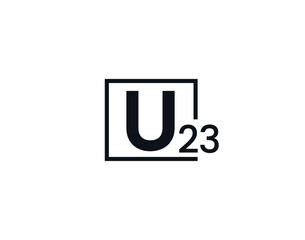 U23, 23U Initial letter logo