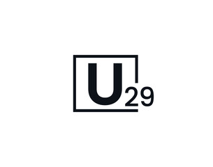 U29, 29U Initial letter logo