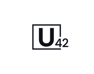 U42, 42U Initial letter logo