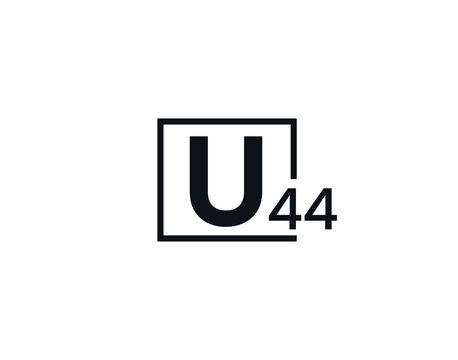 U44, 44U Initial letter logo