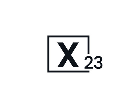 X23, 23X Initial letter logo