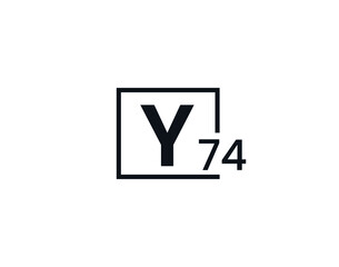 Y74, 74Y Initial letter logo