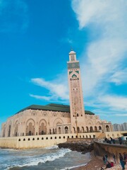 Obraz premium Casablanca’s Hassan II Mosque: the ‘World’s Most Beautiful Religious Building’