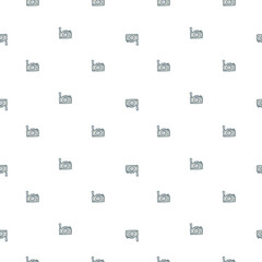 Photo camera seamless pattern. Cute vintage cameras background.