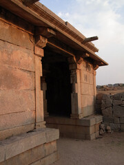 南インドハンピの建造物群