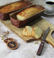 Budín de naranja y limón 