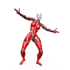 amazing robot is ready to fight