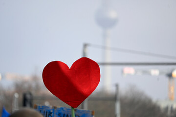 Friedensdemo am Brandenburger Tor, Berlin 27.02.2022