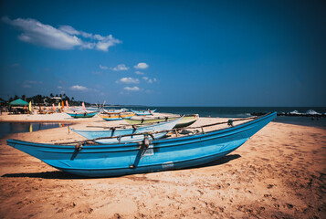 Fototapeta premium beautiful sandy beach exotic holiday background