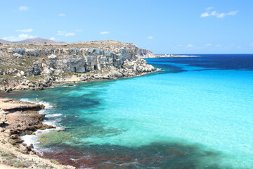 Naklejka premium Favignana Island in Sicily, Italy