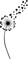 Dandelion Silhouettes Dandelion SVG EPS PNG