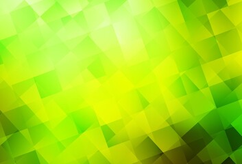 Light Green, Yellow vector layout with lines, rectangles.