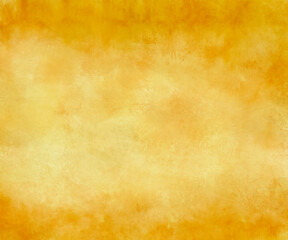 Fototapeta na wymiar Abstract bright yellow watercolor background. Digital art painting.