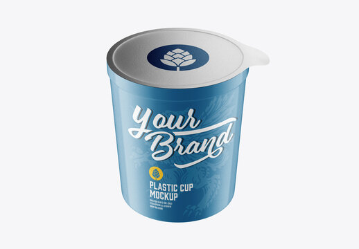 Yogurt Cup Mockup