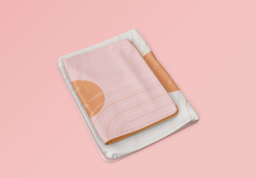Folded Towels Mockup