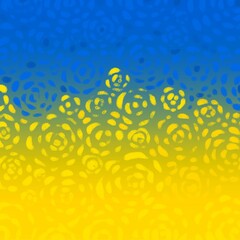 Stand for Ukraine, support Ukraine, Art background, Strong Ukraine, Ukraine country flag