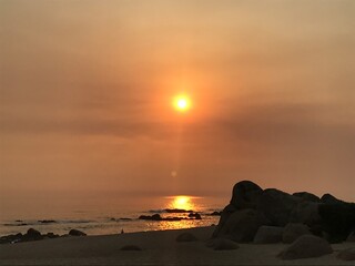 Fototapeta premium Puesta de Sol en Ibiza