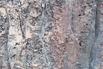 dark and brown texture on concrete wall
