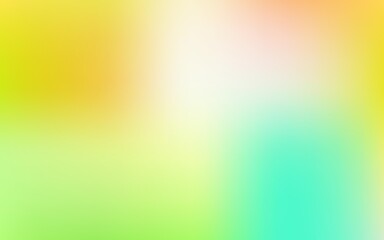 Light green, yellow vector abstract blur drawing.