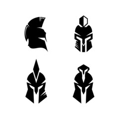 spartan logo icon designs vector