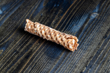 waffle tubes made of wheat flour
