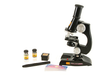 kids baby children toy plastic microscope white background