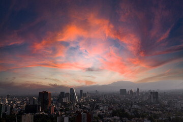 Panorámica de la CDMX. México