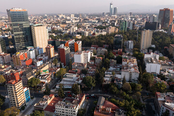 Vista aérea de Ciudad de los Deportes, CDMX