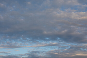 Cloudscape with the white clouds