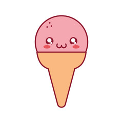 pink ice cream