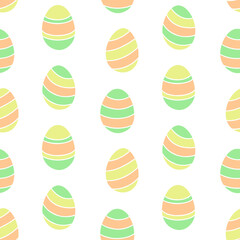Easter eggs seamless pattern