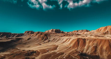 Wüstenlandschaft mit blauem Himmel im Hintergrund © Eshita Mehta/Wirestock