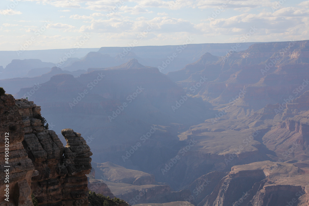 Poster beautiful view of a grand canyon in arizona, united states