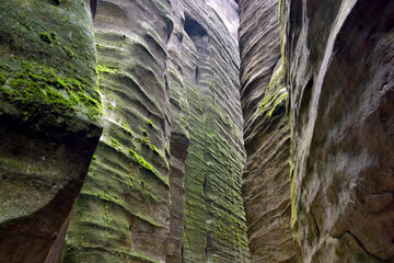 Adrspach beautiful Rock City, built of sandstone © Leszek