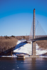 Penobscot Narrows Bridge from Verona Island to Prospect Maine