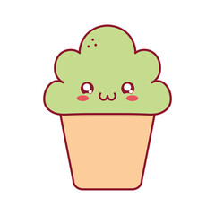 green cupcake design