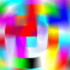 Obraz premium Blurry pixel art background.