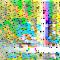 Emergence pixel art background.