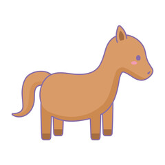 brown horse design