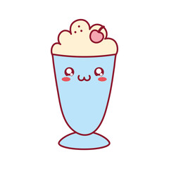 kawaii milkshake design