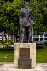 Juan Ponce de Leon Monument monument at Downtown Miami