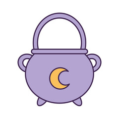 purple witch caldron