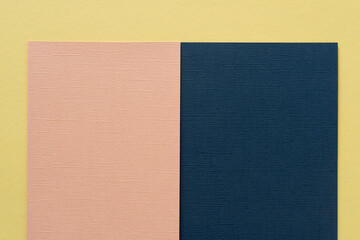 yellow, pink orange, and blue paper background