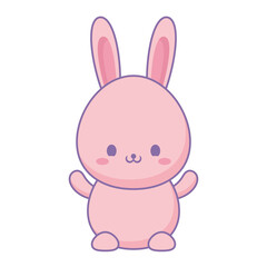 cute pink bunny