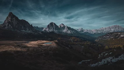 Photo sur Plexiglas Dolomites mountains in the morning