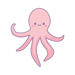 pink octopus design