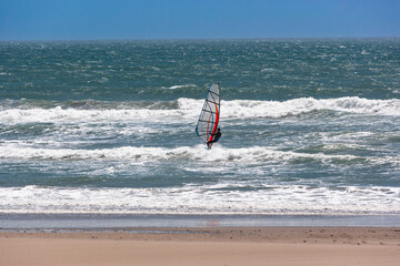 Windsurfing in California central coast