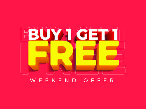 buy 1 get 1 free banner template. Shop now 