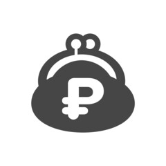 Fototapeta premium ロシアの通貨・ルーブルの記号 