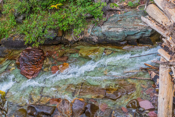 Glacier National Park Mountain Landscape